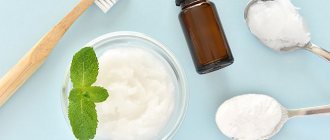 Essential oils for teeth whitening