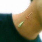 catheter for piercing