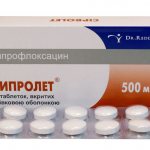 Composition of the drug Tsiprolet